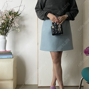 쎄모먼 스커트 Le lilas Tweed Skirt 34 사이즈 판매합니다.