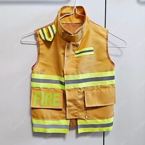 (4-작은6세) fireman. 소방관 조끼. 할로윈 의상