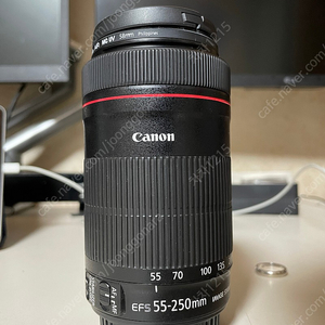 캐논 EF-S 55mm-250mm STM 헝그리망원 판매합니다.