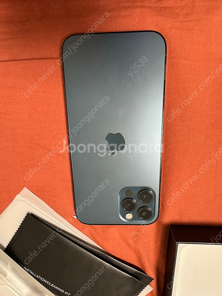 아이폰 12Pro 퍼시픽 블루 128G 팝니다--5
