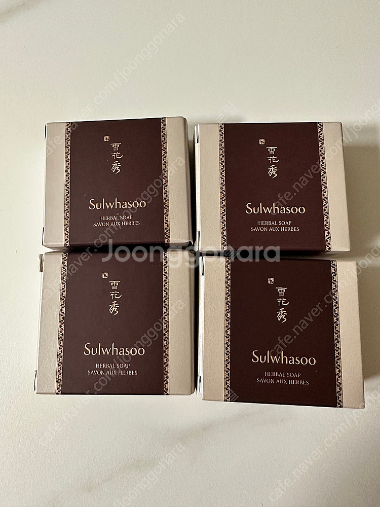 설화수 궁중비누 50g 4개--0