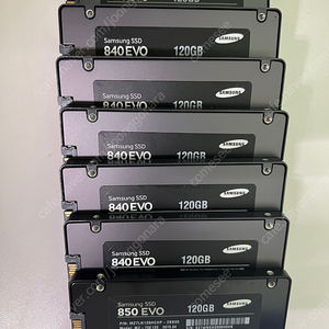 삼성 840 EVO SSD 120G 정리 합니다.