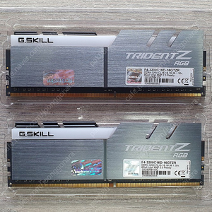 G.SKILL DDR4-3200 CL16 TRIDENT Z RGB 패키지 (16GB(8Gx2))