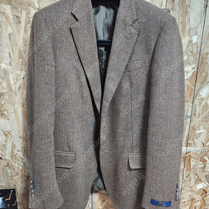 폴로 랄프로렌/헤링본 블레이져 브라운 2버튼/42R