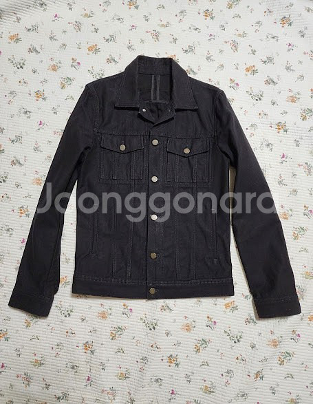 <정품> 지방시 성모마리아상 프린팅 블랙 데님 자켓 (...--6