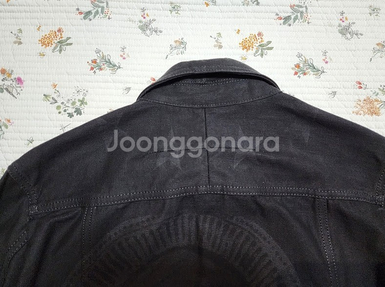<정품> 지방시 성모마리아상 프린팅 블랙 데님 자켓 (...--9