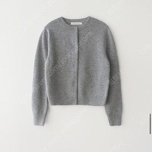 낫띵리튼 가디건 그레이 Tome round cardigan (gray)