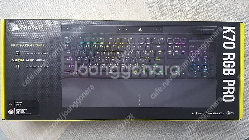 커세어 K70 RGB PRO 적축 팝니다--2