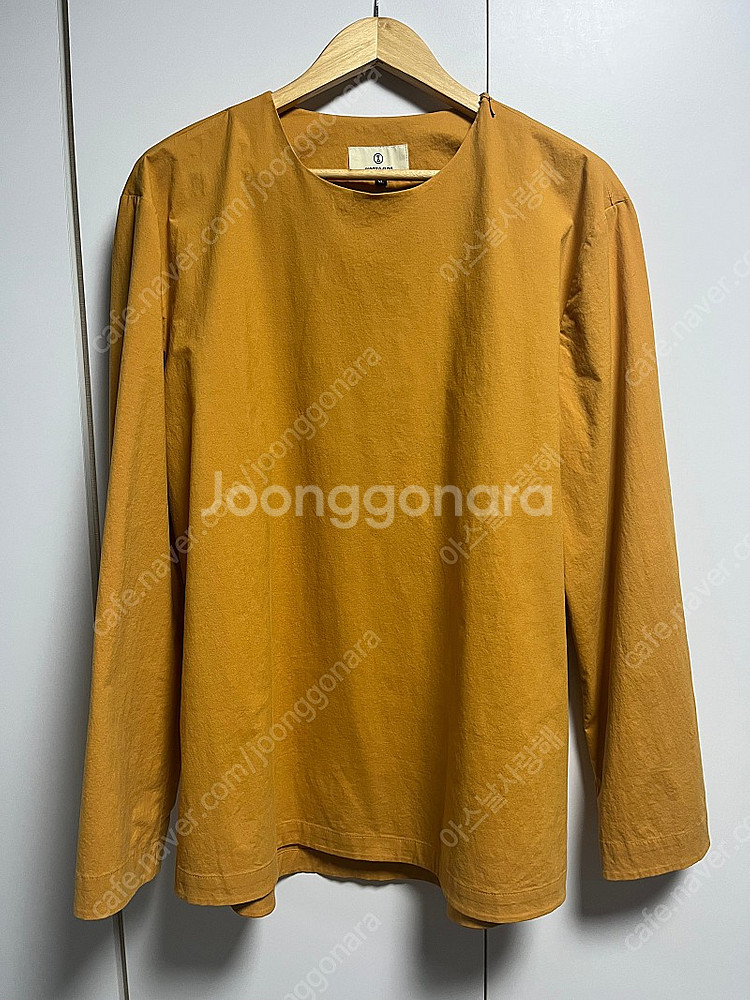 이얼즈어고 이지고잉 우븐 롱 티셔츠(머스터드) XL s...--0