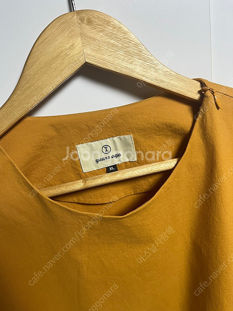이얼즈어고 이지고잉 우븐 롱 티셔츠(머스터드) XL s...--3