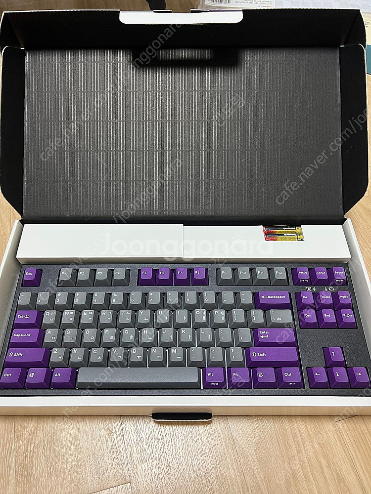 레오폴드 FC750 블루투스 퍼플 청축 팝니다.--0