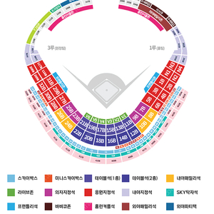 SSG NC 준플레이오프 2차전 양도 2층테이블석 4연석