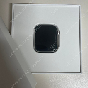 애플워치4 44mm 실버 스테인리스 셀룰러