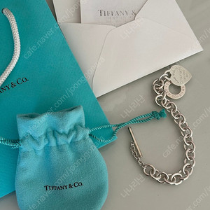 티파니앤코 하트태그토글 브레이슬릿 M