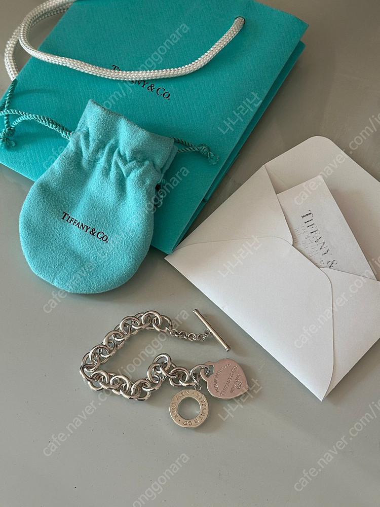 티파니앤코 하트태그토글 브레이슬릿 M--1