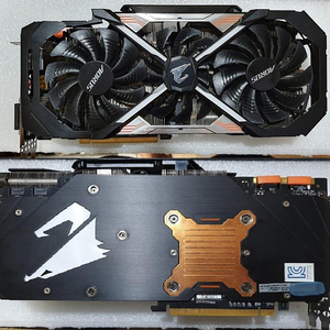 [판매] GTX 1080 TI 기가바이트 어로스 익스트림 .에브가 수냉 판매