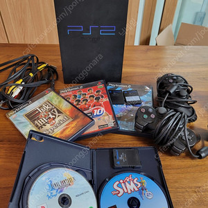 ps2 + 게임 몇개 (사진과 동일)