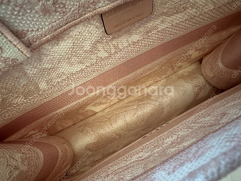 디올 북토트 미디움 트왈드주이 핑크--9