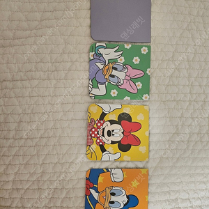 디즈니 수트카드 4가지세트