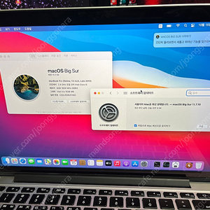 2013 맥북프로 13” i5/8G/SSD256/62%
