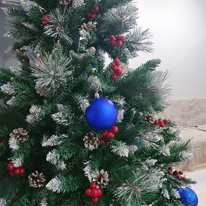 [대구]북유럽 눈꽃 스노우 크리스마스트리 180cm