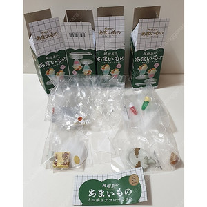 켄코끼리 순찻집 순수카페 달콤한것 콜렉션 4종세트 식완 육일돌소품
