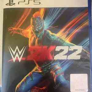 WWE 2k 22플스5용 게임시디 팝니다