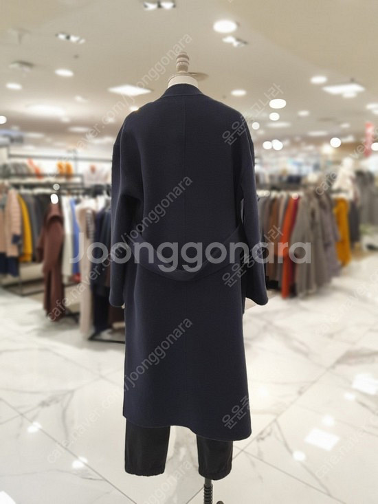 보닉스팍스 핸드메이드 노카라 롱 울 코트 가디건--2