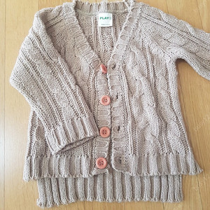 여아 꽈배기 가디건 3~4세 (5000원)