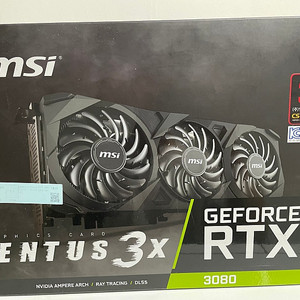 MSI GeForce RTX3080 벤투스 3X