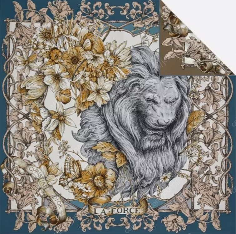 디올 라 포스 타로 90 양면 까레 스카프 새상품 이미지