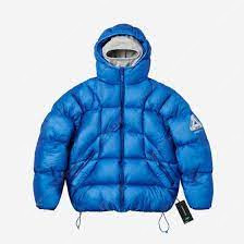 교환 ,판매 ) XL -> L ) 22FW Palace Pertex Frost Balaclava Puffa Blue 22FW 팔라스 퍼텍스 프로스트 발라클라바 푸파 블루