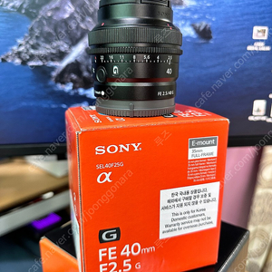 소니 FE40mm f2.5G 소니코리아 새것같은 중고