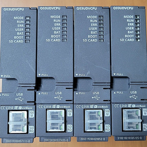 (중고) 미쓰비시 Melsec Q03UDVCPU, QJ71E71-100 , Q68ADI, Q64AD, Q68DAVN 처분합니다.