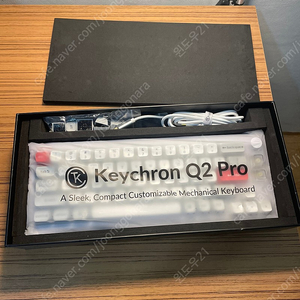 키크론 q2 프로 노브 블루투스 65배열 커스텀 키보드