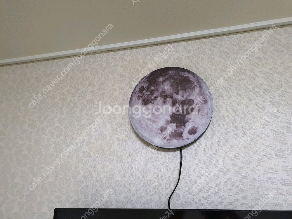 대형(지름 30cm) 벽걸이타입 달 무드등(Moon L...--4