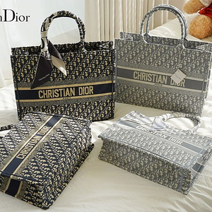 [DIOR] 크리스찬 디올 오블리크 BOOK TOTE 백 라지