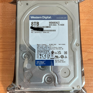 Wd blue 8t hdd 하드 (미개봉)