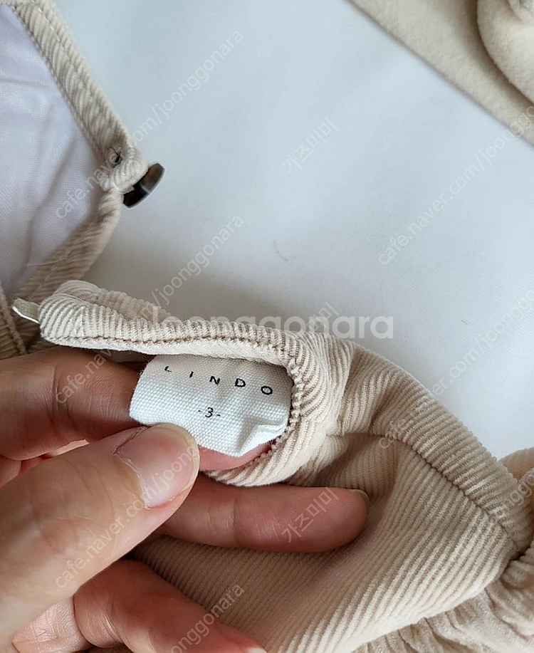 여아 베이지 원피스 헤어밴드 돌촬영 가족사진 의상 택포--1