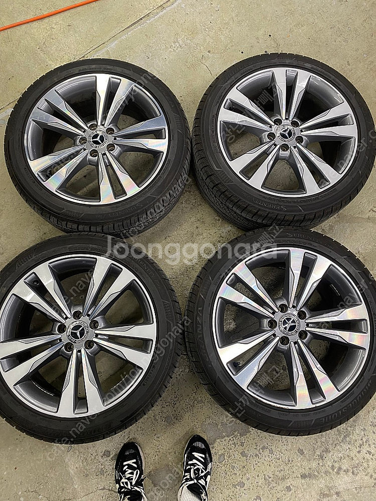 w222 19인치 순정휠타이어 팝니다--0