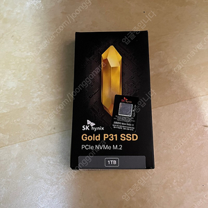 SK하이닉스 GOLD P31 NVMe SSD 1TB M.2 USB 3.0 외장 케이스까지