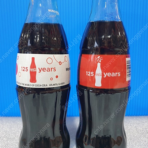 125주년 코카콜라 병 2종
