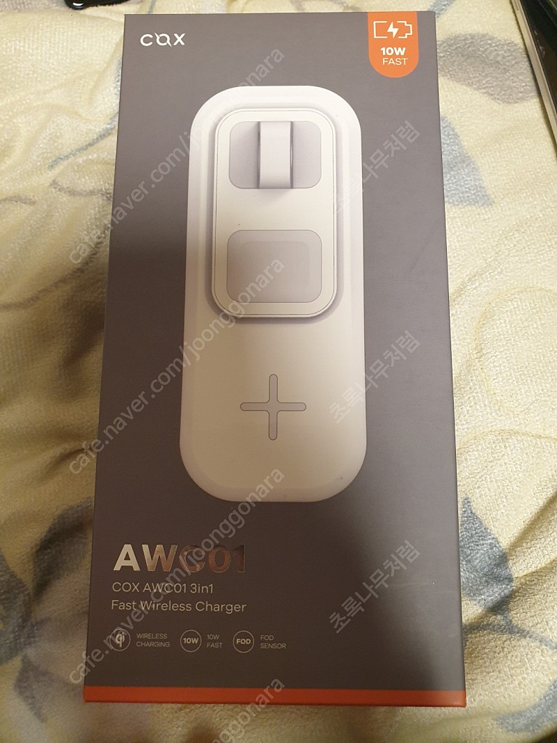 콕스 3in1 무선충전기 AWC01 새제품