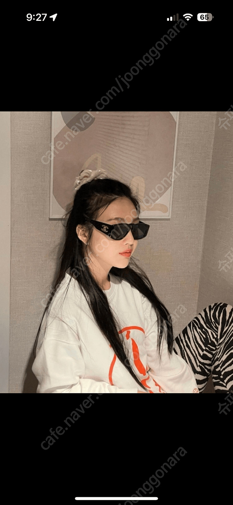 빈티지 GD 샤넬 선글라스 팝니다 이미지