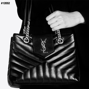 [SAINT LAURENT] 생로랑 Y LOULOU 룰루 모노그램 체인 숄더백