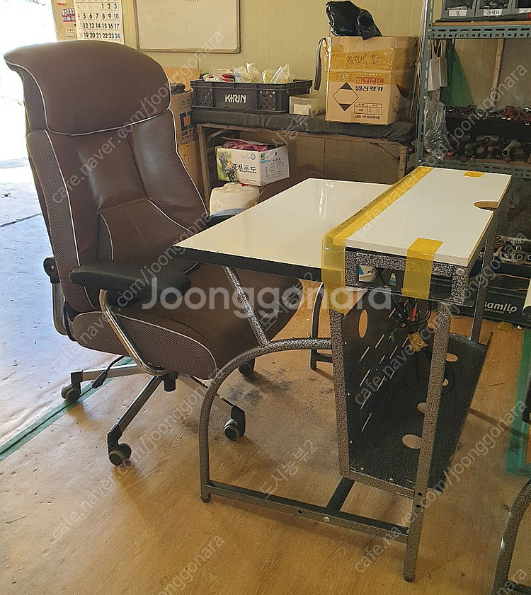 PC방책상(시스템 책상)=스피커 탑재,컴본체 뒷면,--8