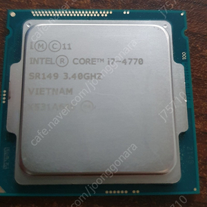 인텔 I7-4770, ddr3 4g 2개