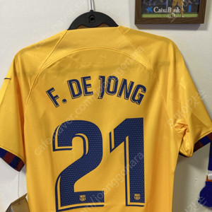 22-23 바르셀로나 4th 프랭키 더용 유니폼 (100사이즈, 텍O)