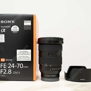 소니 24-70gm2, 20-70g, 20.8g, np-fz100 판매합니다.