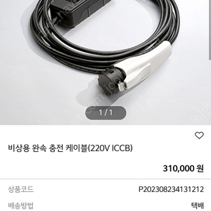 전기차 220v 충전기 팔아요